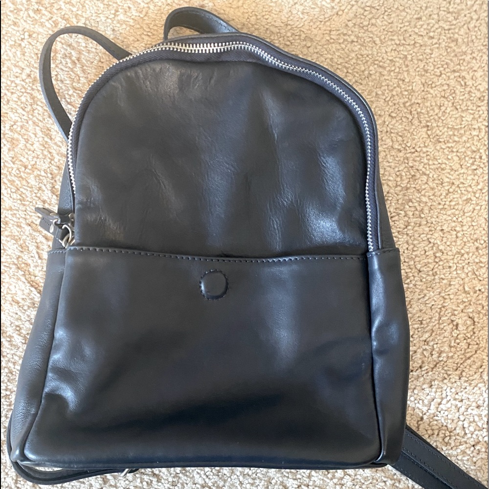 Mini navy backpack